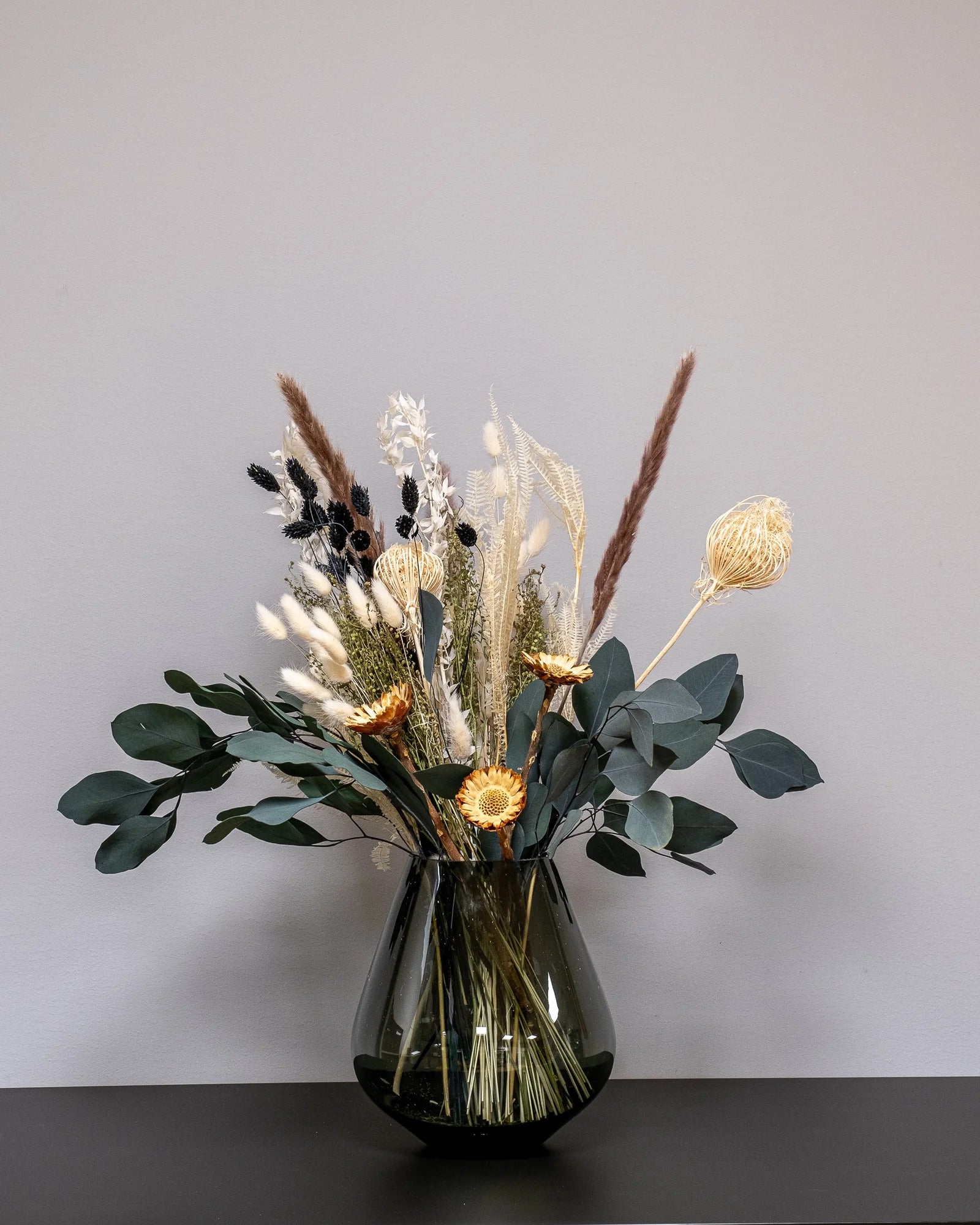 Evighetsbukett Royal med torkade och konserverade blommor