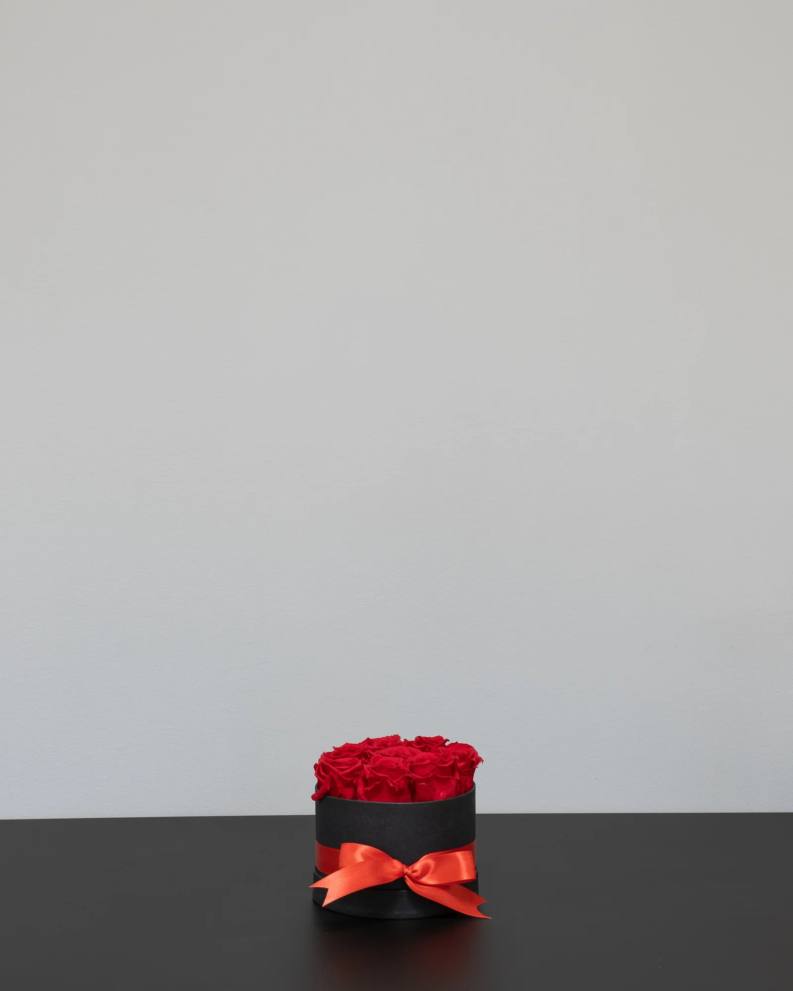 Evighetsros Rosbox Rund som dekorativ produkt från Forever Flora