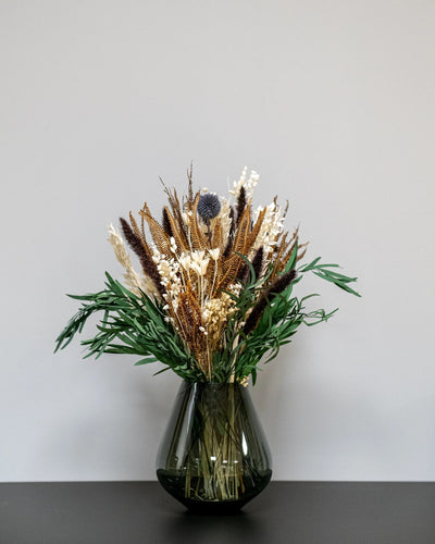 Lea Bukett med torkade och konserverade blommor