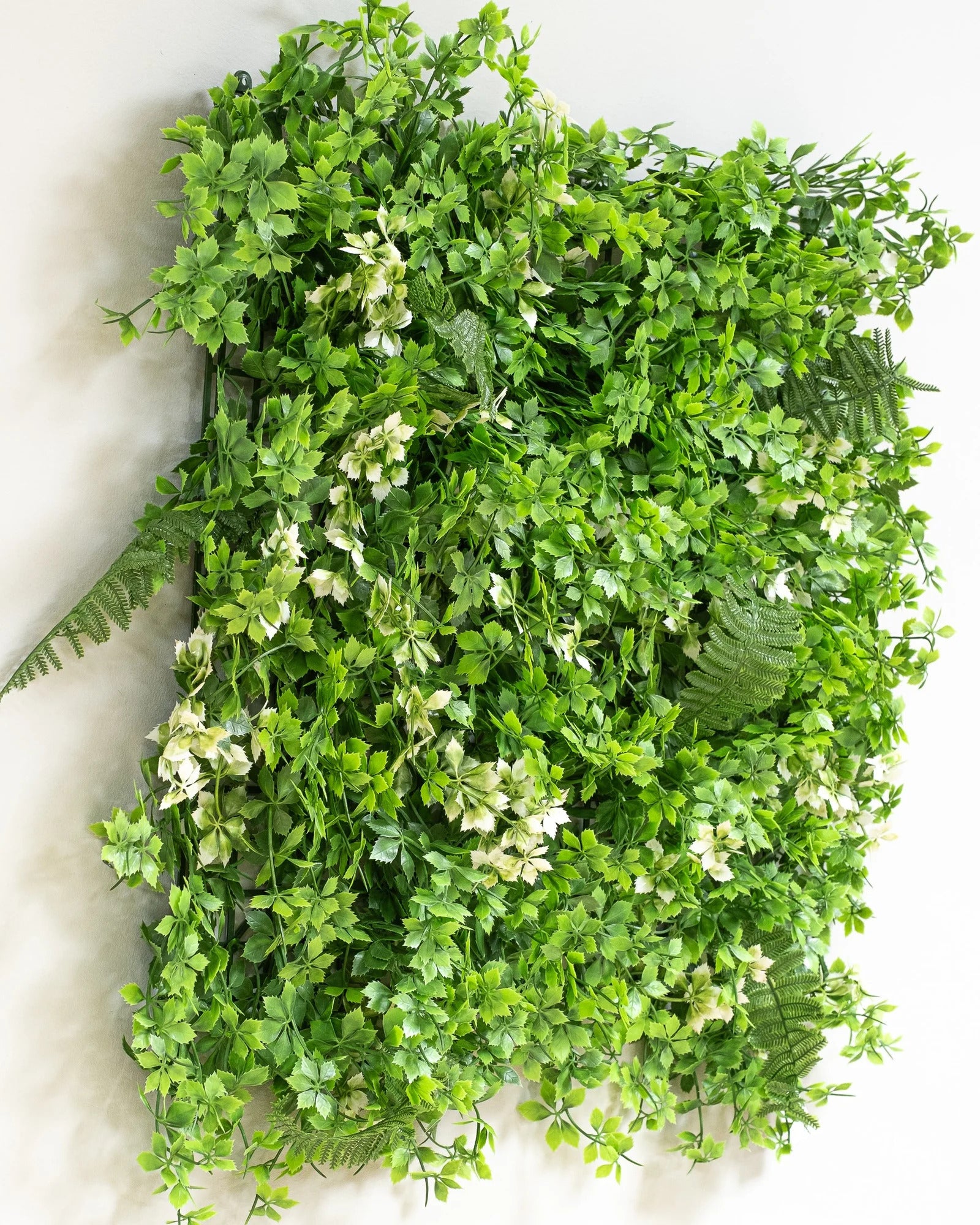 Konstgjord växtvägg Växtblomm – 50 × 50 cm UV som dekorativ produkt för hem och inredning