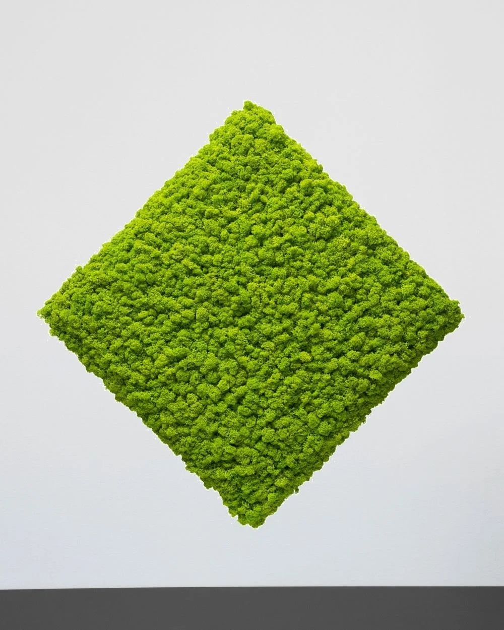 Färgvariant Gul av Mosspanel kvadrat i äkta renlav – 30 × 30 cm