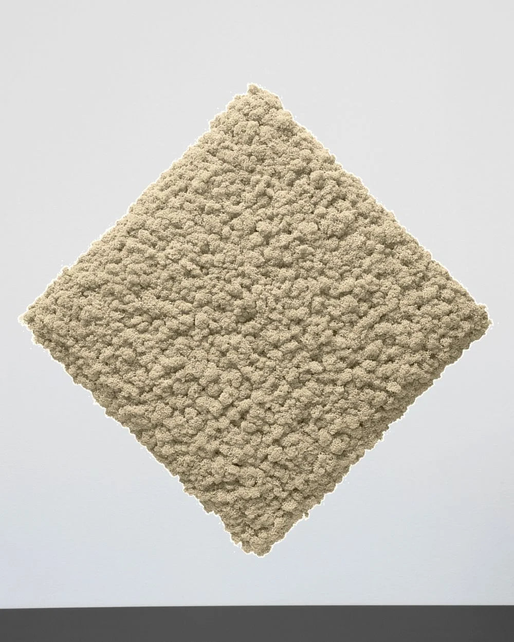 Färgvariant Gul av Mosspanel kvadrat i äkta renlav – 50 × 50 cm