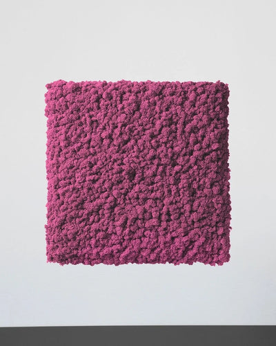 Mosspanel kvadrat i äkta renlav som dekorativ panel i inomhusmiljö – Naturell, 50 × 50 cm