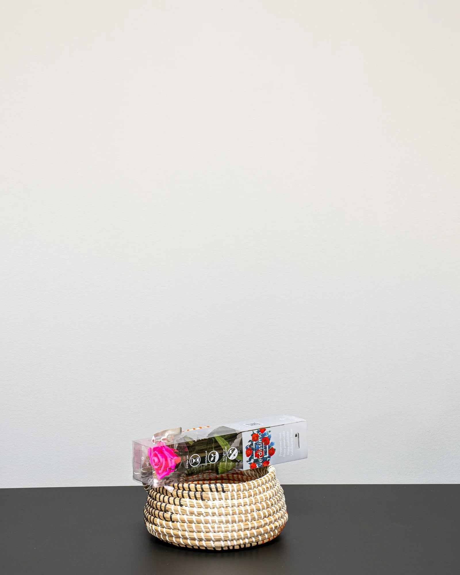 Evighetsros 25 cm som konserverad blomsterdekoration