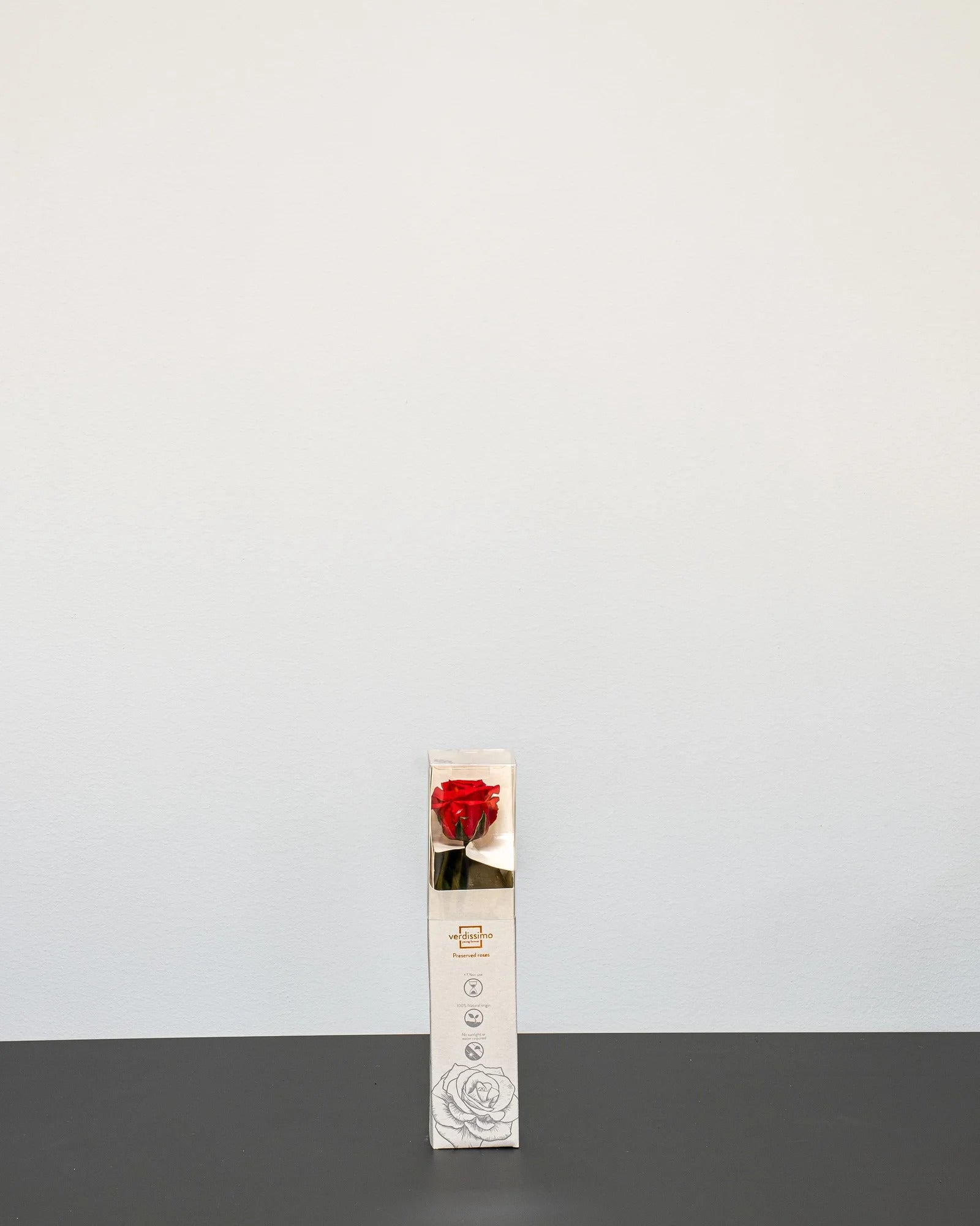 Evighetsros 25 cm som dekoration för buketter och gåvor i rosa