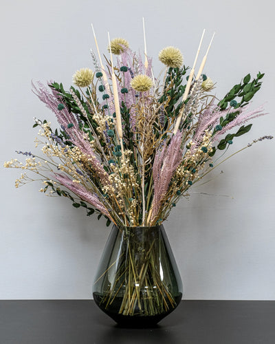 Living Bukett med torkade blommor