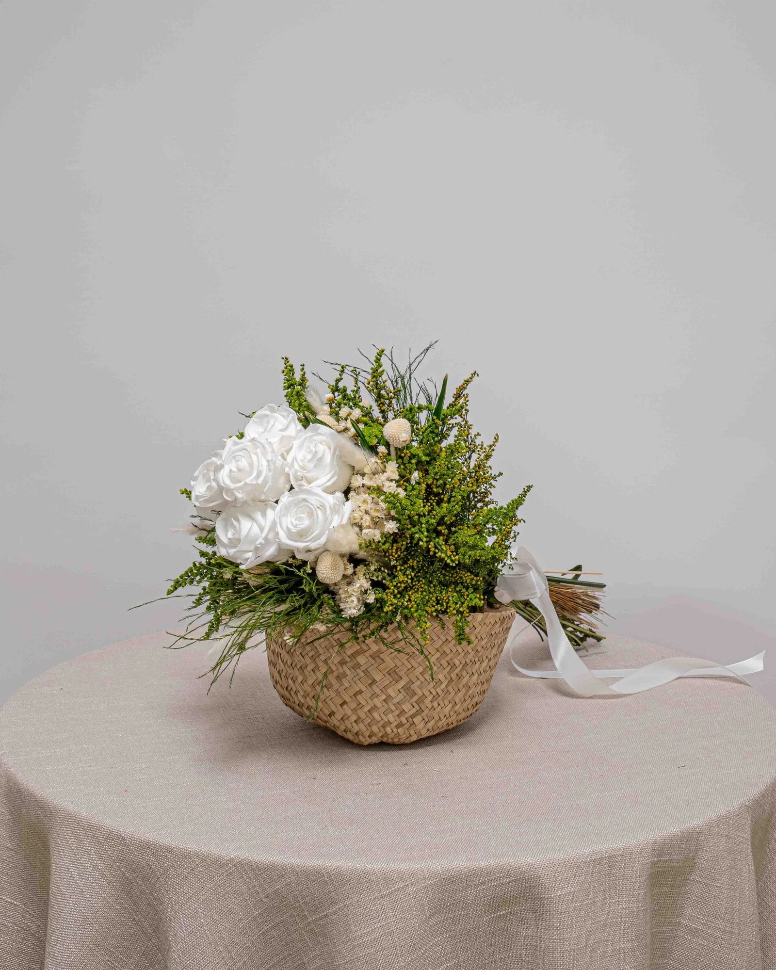Sepid bukett – handgjord brudbukett från Forever Flora