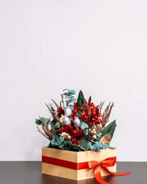 Punainen Elegans -kukkalaatikko