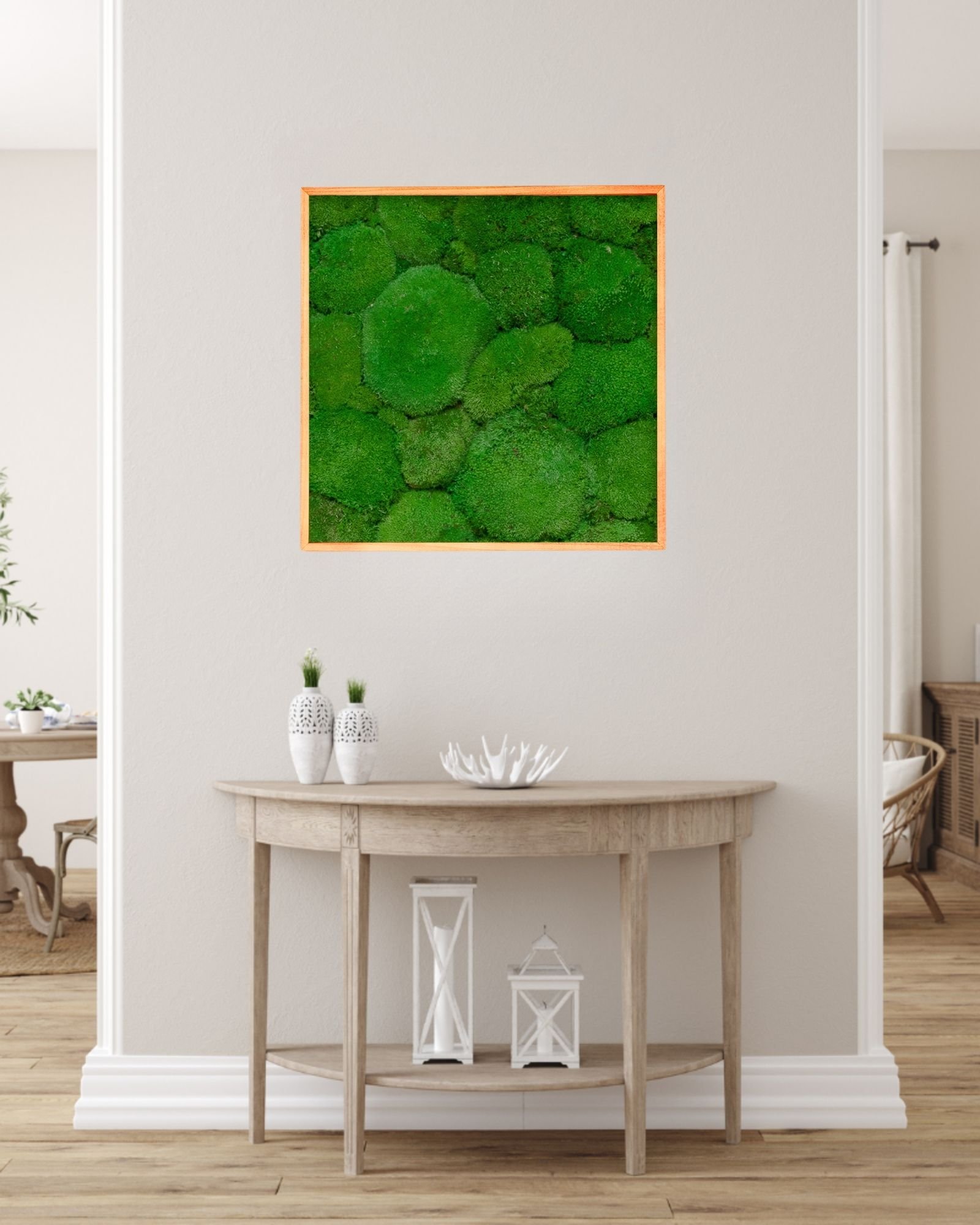 Neliönmuotoinen Sammaltaulu Pallosammal – aito ja huoltovapaa luonnonseinä 2 Neliönmuotoinen Sammaltaulu Pallosammal – aito ja huoltovapaa luonnonseinä - Image 2