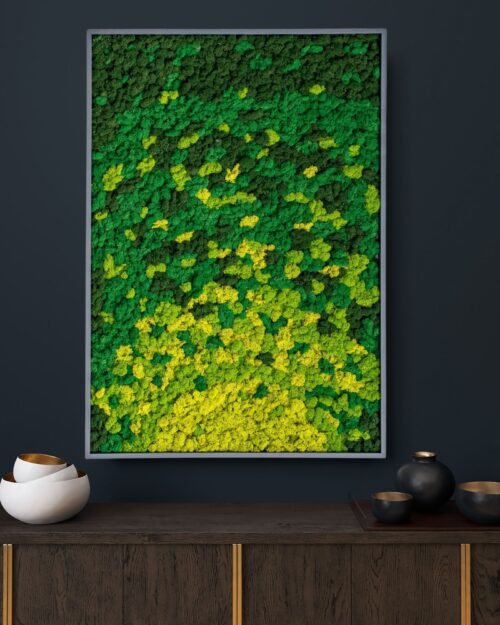 Alternative view of Sammaltaulu Vortex – Neliönmuotoinen ja dynaaminen viherseinä