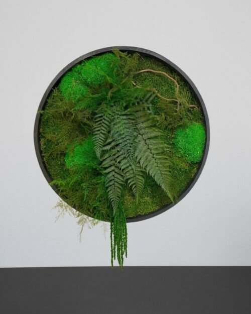 Alternative view of Pyöreä kasvitaulu Spring Forest – Luonnon harmoniaa ja modernia muotoilua