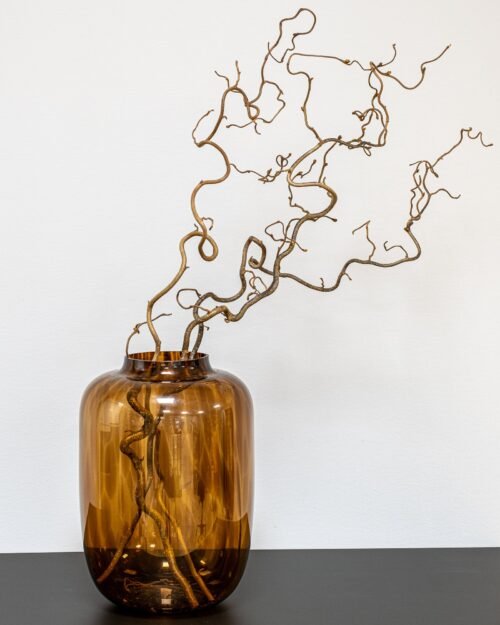 Stora ormhasselgrenar i en modern golvvas